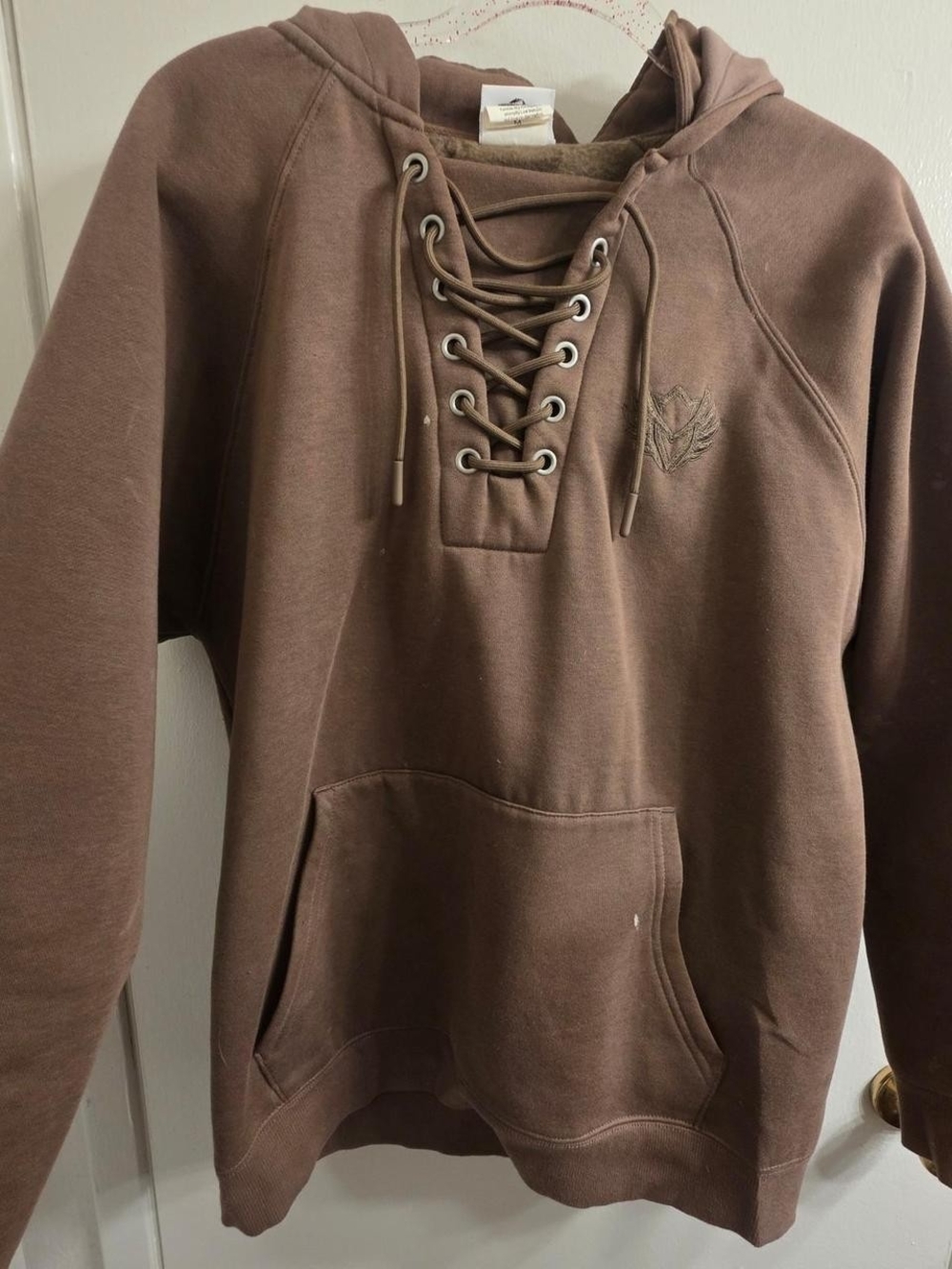 Men's Brown Lace-Up Hoodie Sweatshirt (Universal Studios D&D)